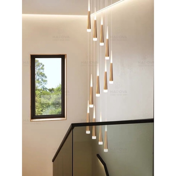 Đèn thả tông tầng HAPOVA CANJI 5800 phi 800 x 25 quả
