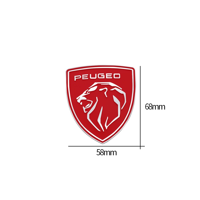 Logo Trang Trí Thân Xe Hơi Peugeot 5008 4008 308