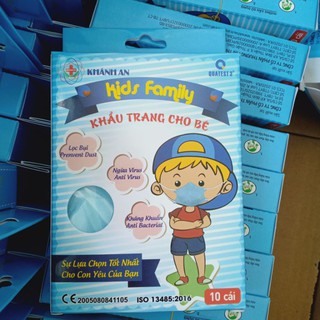 Khẩu trang trẻ em Khánh An 4 lớp