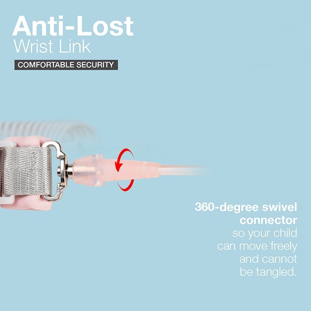 Dây Đeo Cổ Tay Chống Thất Lạc 2M An Toàn Dành Cho Bé