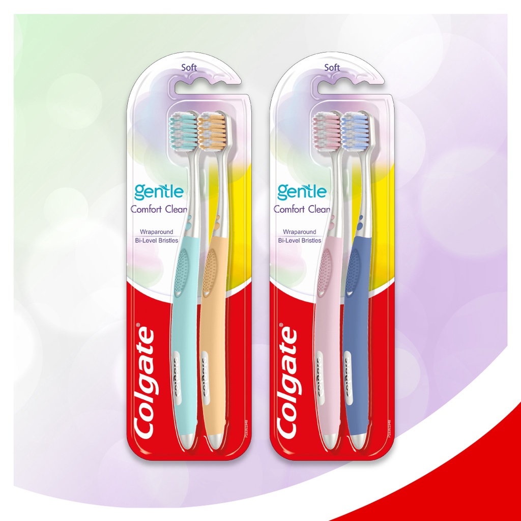 [Mã FMCGCO5 giảm 8% đơn 250K] Bộ 4 bàn chải Colgate Gentle Comfort Clean mềm mịn