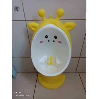 Bô/Bồn tè đứng treo tường cho bé trai hình hươu cao cổ hàng cao cấp
