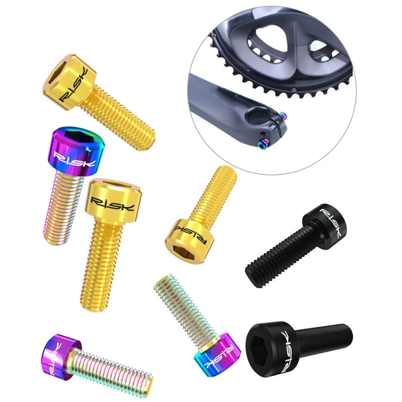 QQ Ốc Vít Titan Cố Định Đĩa Phanh Xe Đạp Chuyên Dụng