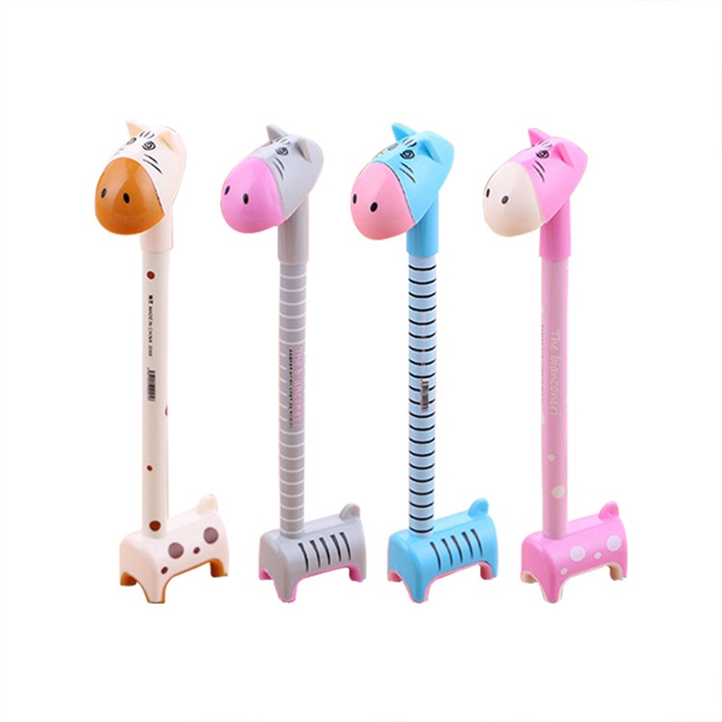 1 Bút Bi Ngòi 0.5mm Họa Tiết Hoạt Hình Dễ Thương