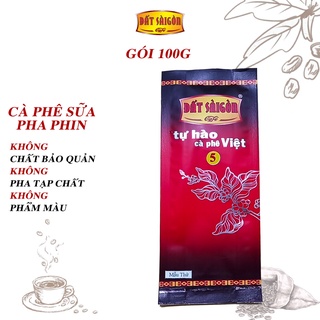 Cà phê pha sữa số 5 - đất sài gòn cafe - gói 100g