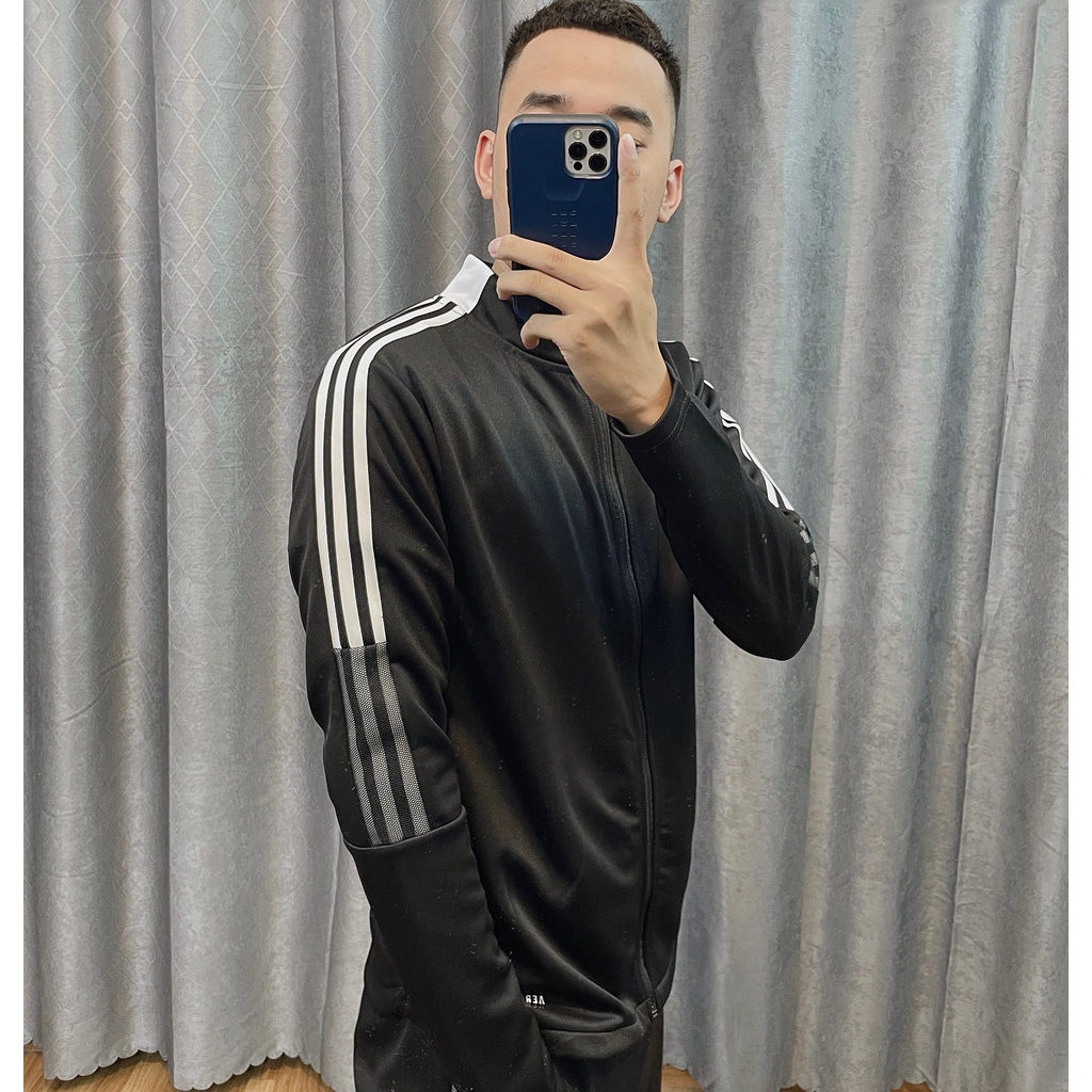 [ CÓ VIDEO THẬT ] Bộ thể thao Adidas Tiro 21 TRACK JACKET LIONEL MESSI BLACK - GM7319 GH7305 | HÀNG XUẤT DƯ XỊN 100%