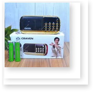 Loa Craven CR-836S , 836S Nghe Nhạc Thẻ Nhớ, USB, FM Chính Hãng Có Đèn PIN, Cắm Tai Nghe