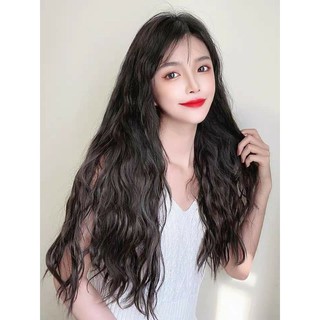 Tóc giả kẹp chữ U xù sóng nước- tặng kèm lược chải 35k