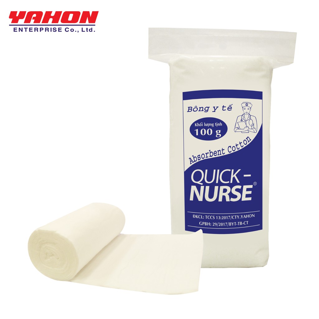 Bông y tế Quick Nurse 100 gram