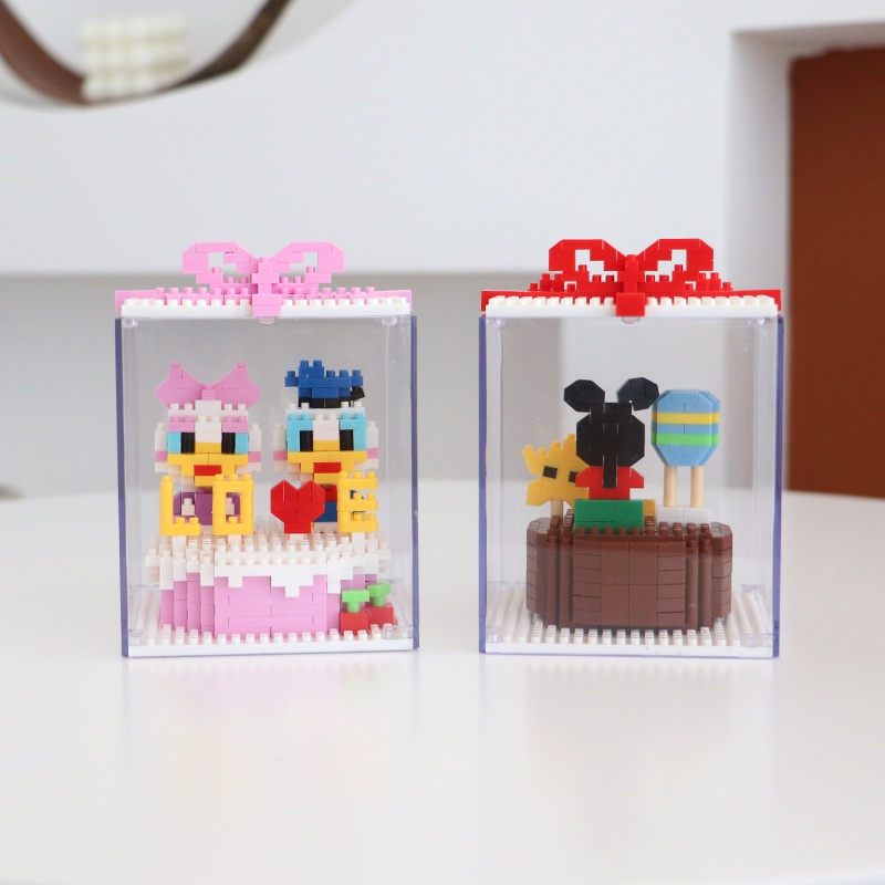 Bộ đồ chơi lắp ráp tạo hình bánh sinh nhật đáng yêu sáng tạo dành cho bé gái