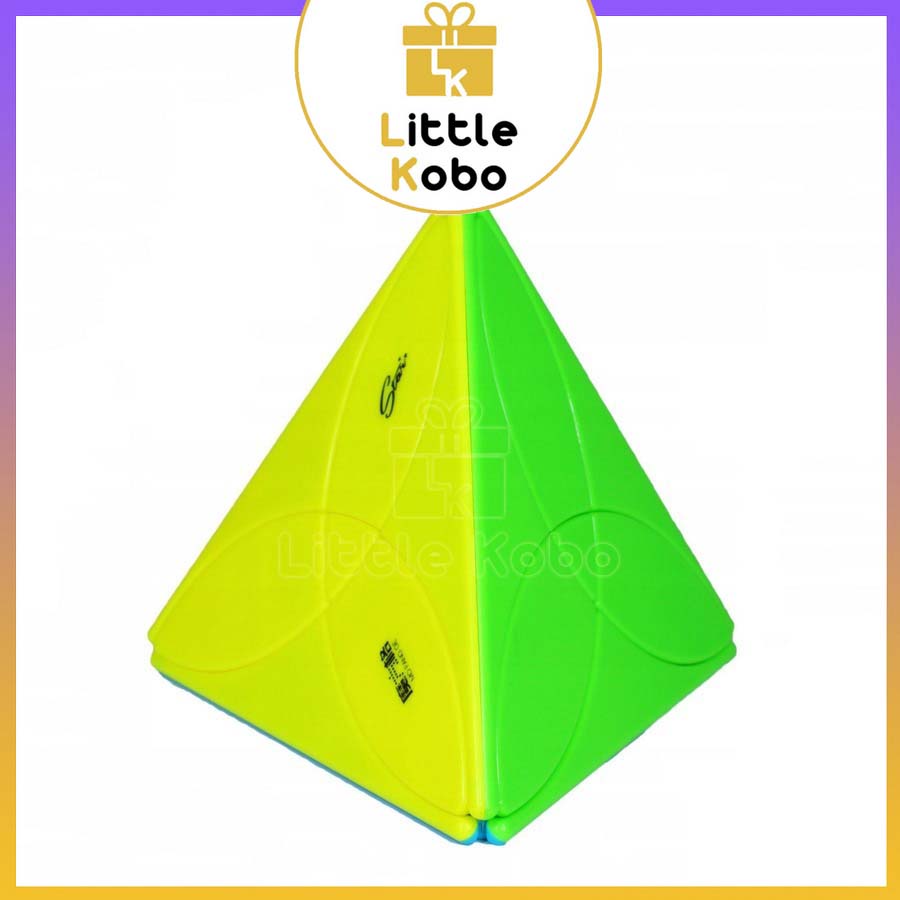 Rubik Biến Thể QiYi Clover Pyraminx Stickerless Rubic Biến Thể Pyraminx