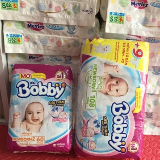 MIẾNG LÓT BOBBY NEWBORN2 60 MIẾNG (4-7KG)