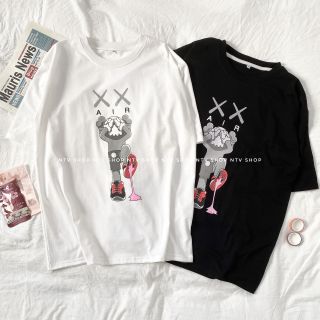 Áo thun over KAWS singum phản quang