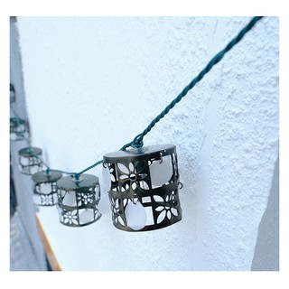 Dây đèn led trang trí decor đẹp mẫu lồng hoa