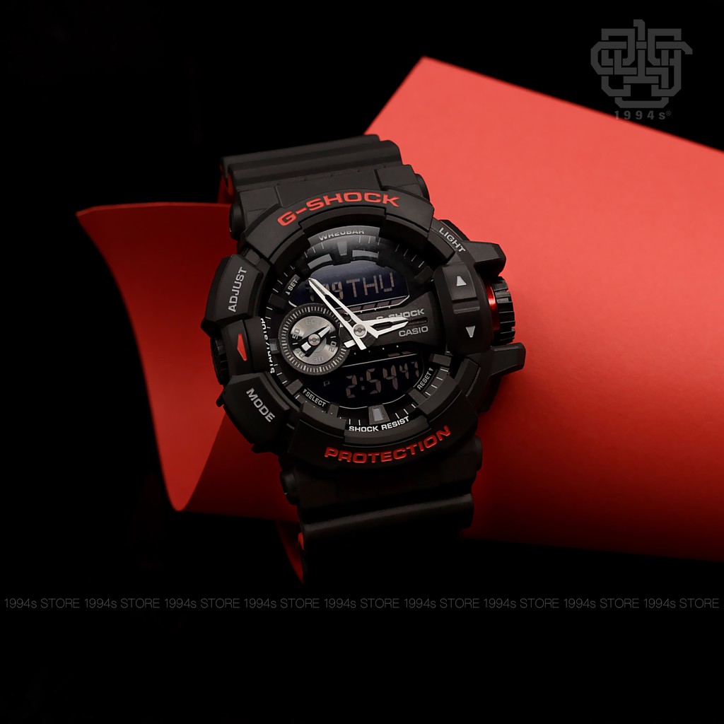 Đồng hồ nam Casio G-SHOCK GA-400 / GA-400HR-1A chống va đập, hàng chính hãng