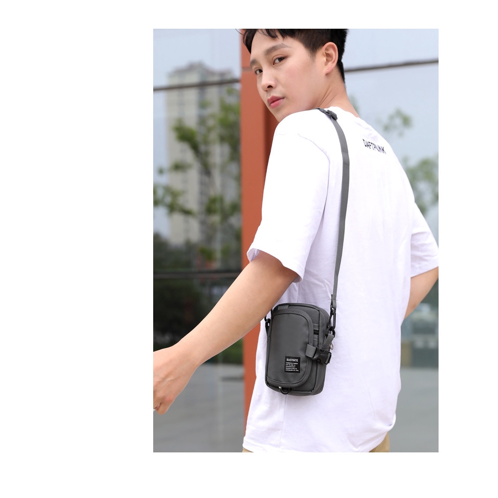 Túi đeo chéo messenger mini đa năng phong cách Hàn Quốc
