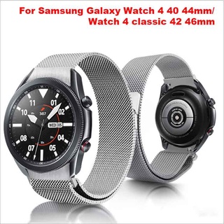 Dây đeo 20mm có nam châm cho đồng hồ thông minh Samsung Galaxy Watch 4 Classic 46mm 42mm 44mm 40mm