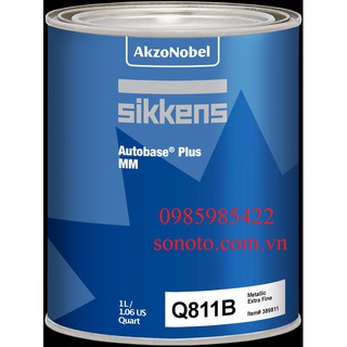 Q811b sơn gốc màu nhũ cực mịn hãng sikkens - akzo nobel lon 1 lít sonquangphu422