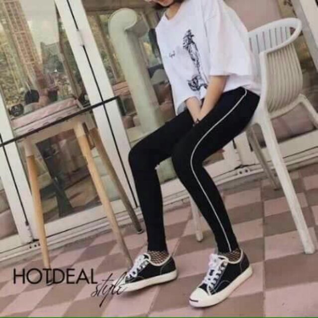 Quần Legging Nữ Thái Lan - Quần Legging Giá Sỉ Rẻ viền Trắng | BigBuy360 - bigbuy360.vn