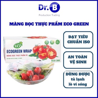Màng bọc thực phẩm PE Green Eco GiaDungDrb Màng bọc Wrap cuộn lớn loại to hàng loại 1
