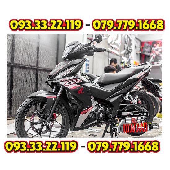 Tem Rời Winner V1 GTR Dán Xe Đen Nhám