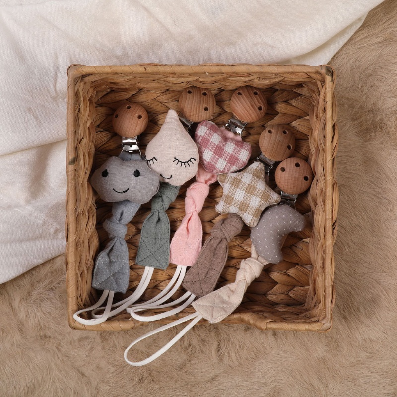 1 Giá Đỡ Núm Vú Giả Bằng Cotton Cho Bé