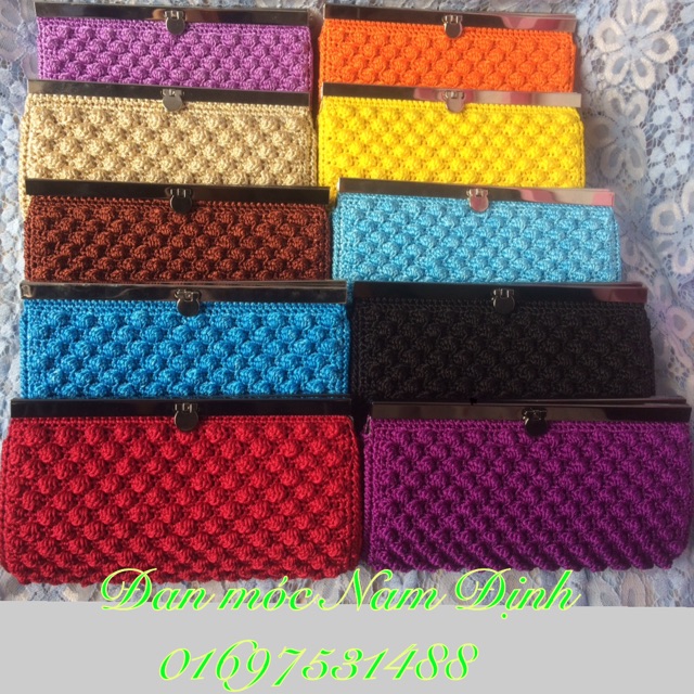 Combo 10 ví cầm tay