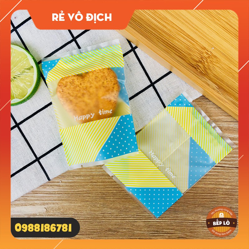 Túi đựng bánh quy 25gr nhiều mẫu mã SIÊU ĐẸP SANG TRỌNG - set 100 túi