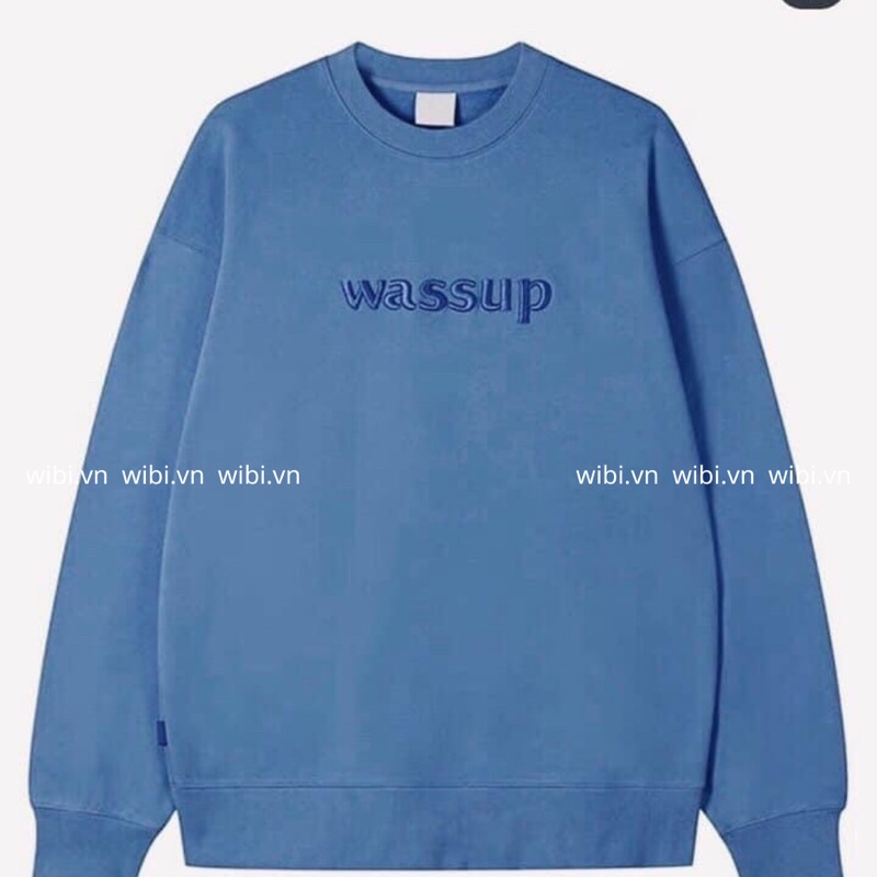 Áo sweater xanh WASSUP | BigBuy360 - bigbuy360.vn