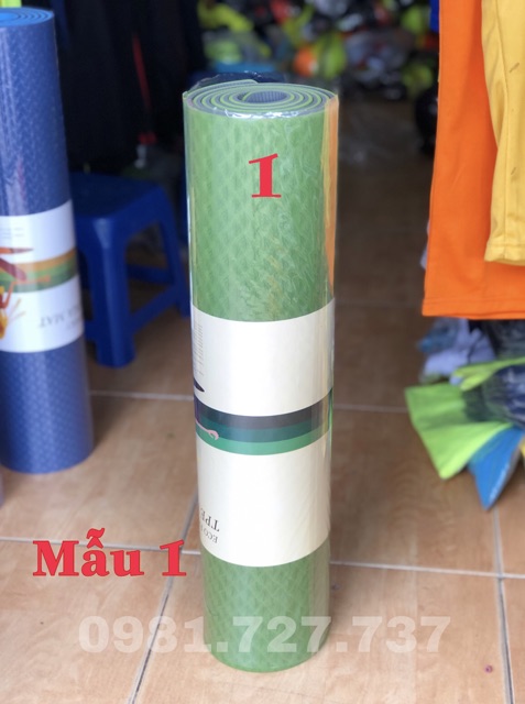 THẢM TẬP YOGA-GYM 2 LỚP CAO CẤP-KÈM TÚI ĐỰNG TIỆN LỢI