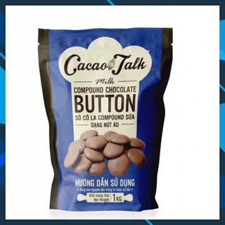 Sô Cô La Compound Trắng /Compound Đen/Compound Sữa Dạng Nút Áo Gói 1kg