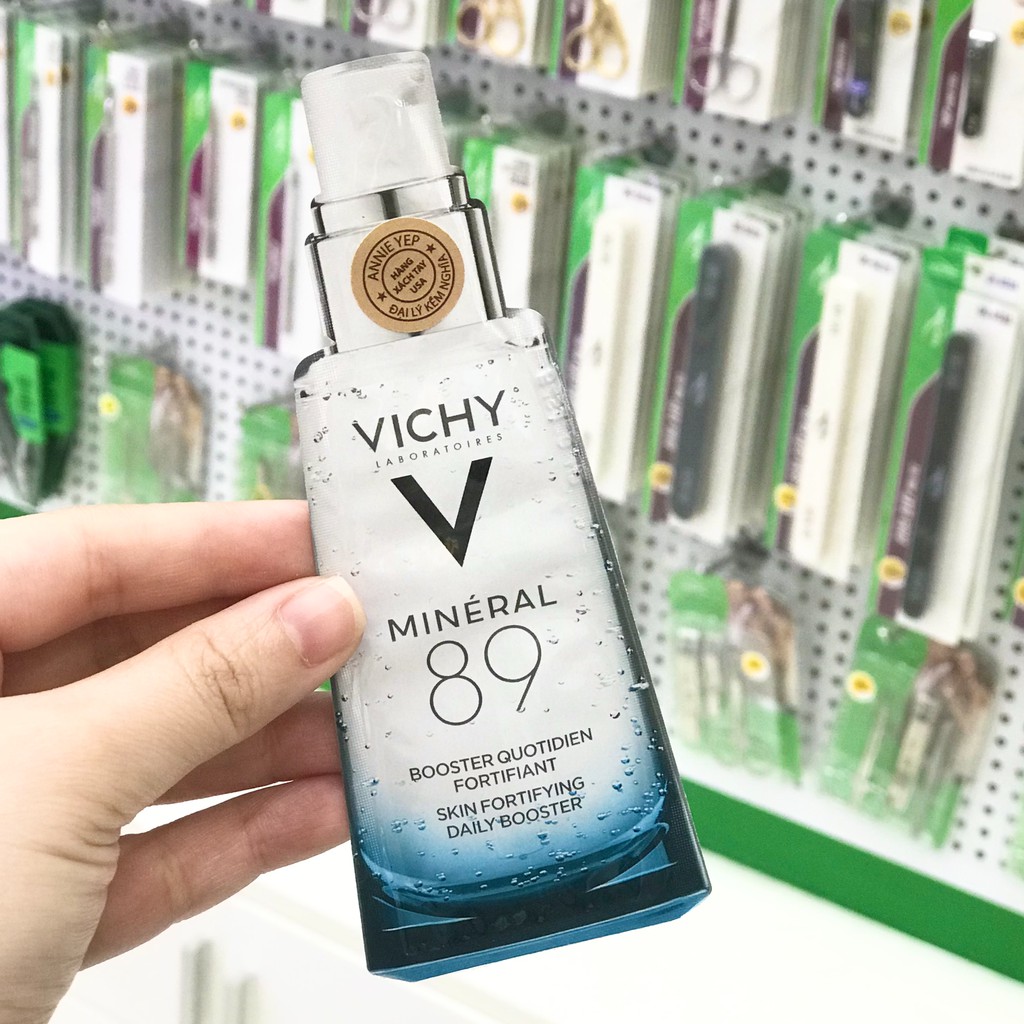 [ Sample ] Dưỡng chất khoáng cô đặc cấp nước tức thì cho da Vichy Mineral 89 Daily Booster 1.5ml (USA)