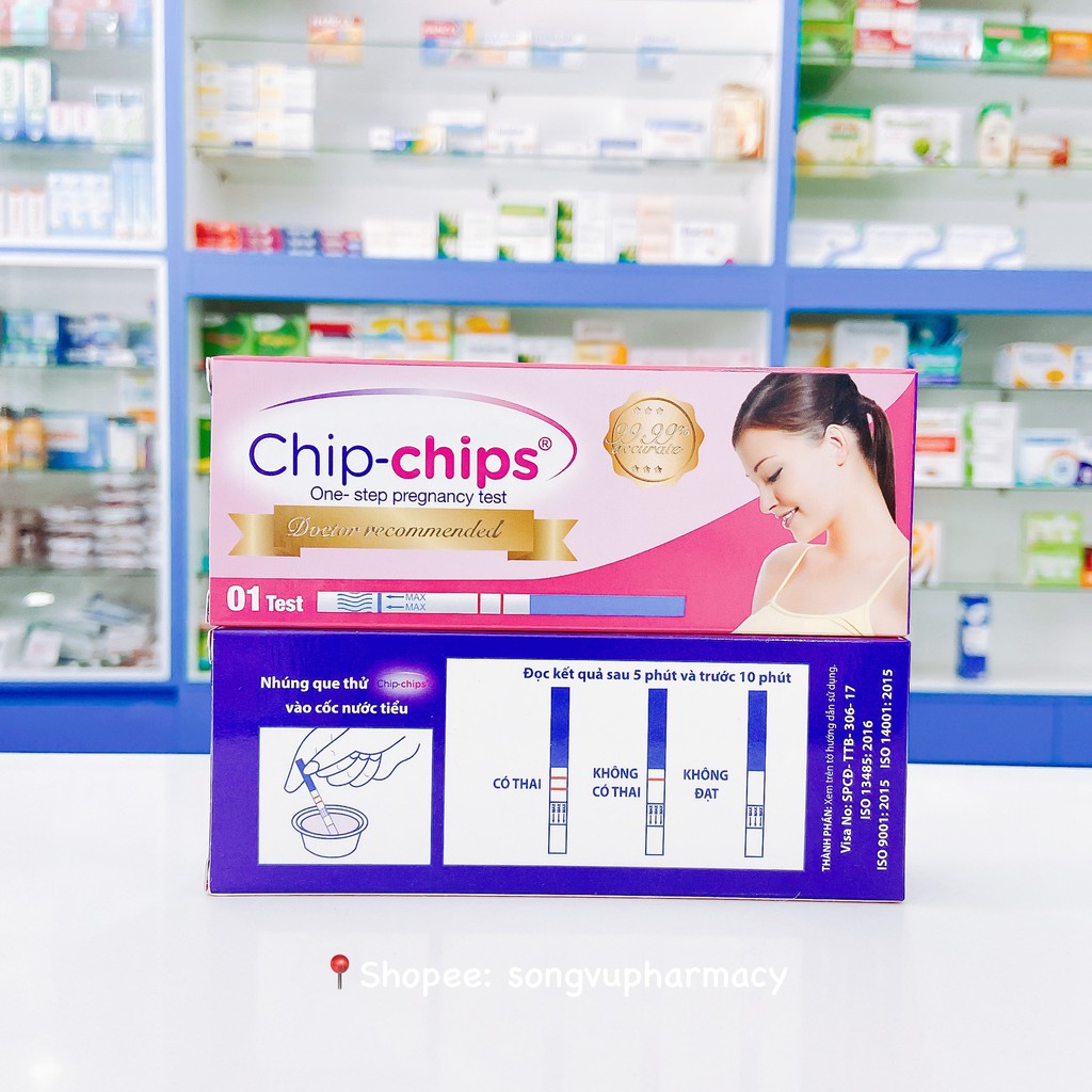 Que thử thai Chip Chip - Chính xác, nhanh  chóng