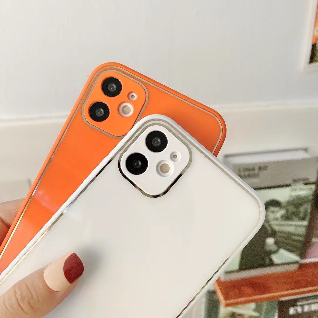 Ốp lưng điện thoại bằng Silicon chống sốc cho IPhone 12pro max 12mini 11Pro Max XS Max XR SE 2020 7 8 Plus | BigBuy360 - bigbuy360.vn