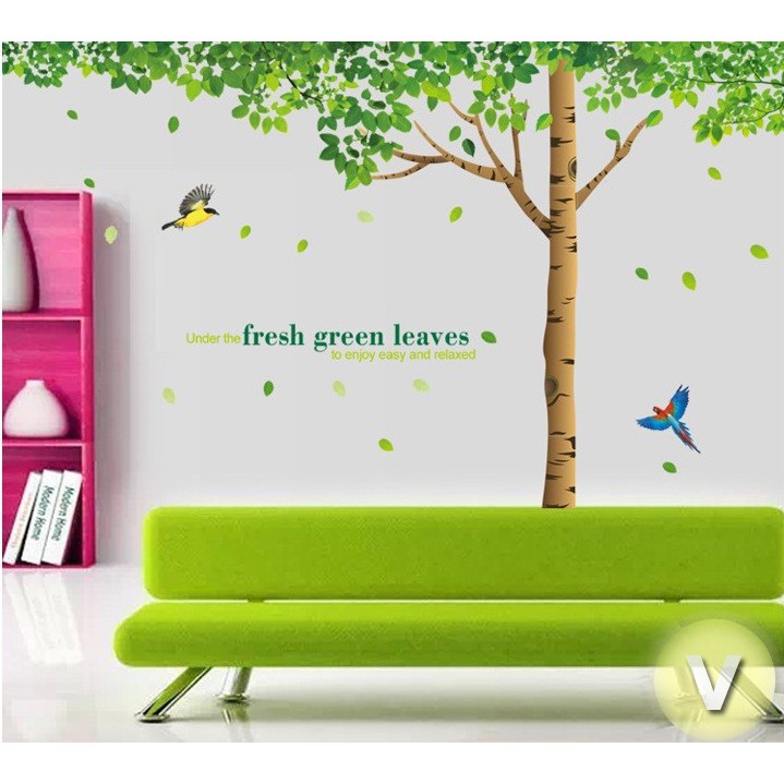 Decal dán tường Cây cổ thụ size to