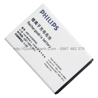 Pin philips s308 ab1400bwml dung lượng 1400mah zin máy