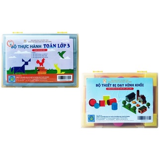 Bộ 2 hộp thực hành toán lớp 3