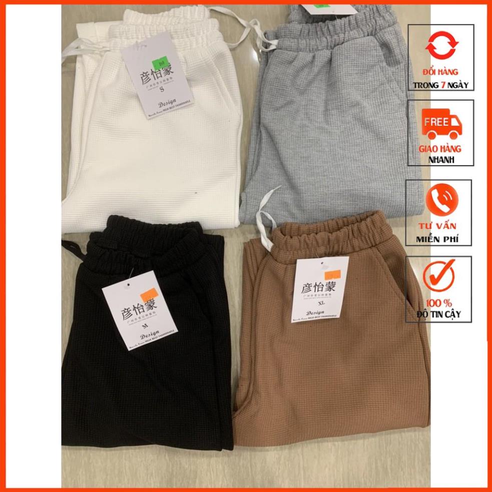 [QUÀ TẶNG KTYTT] Quần Jogger Nữ Chất Nỉ Tổ Ong dày ấm 4 màu m899 | BigBuy360 - bigbuy360.vn