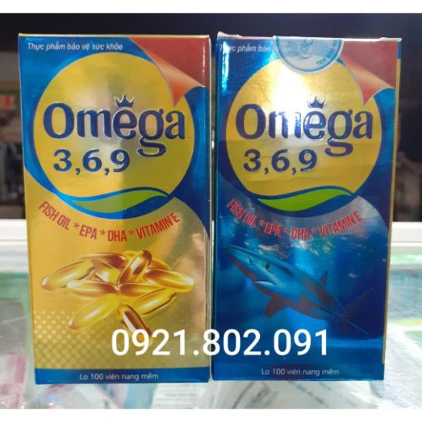 OMEGA 369  lọ 100 viên nang mềm
