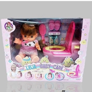 Bộ búp bê em bé, búp bê thay tã đi vệ sinh đáng yêu cho bé