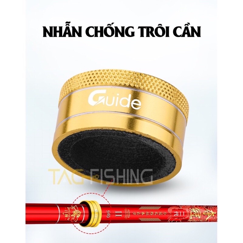 CẦN Câu Đài GUIDE BASHEN Thắng Lợi Đỏ 5H 19i - Chính Hãng