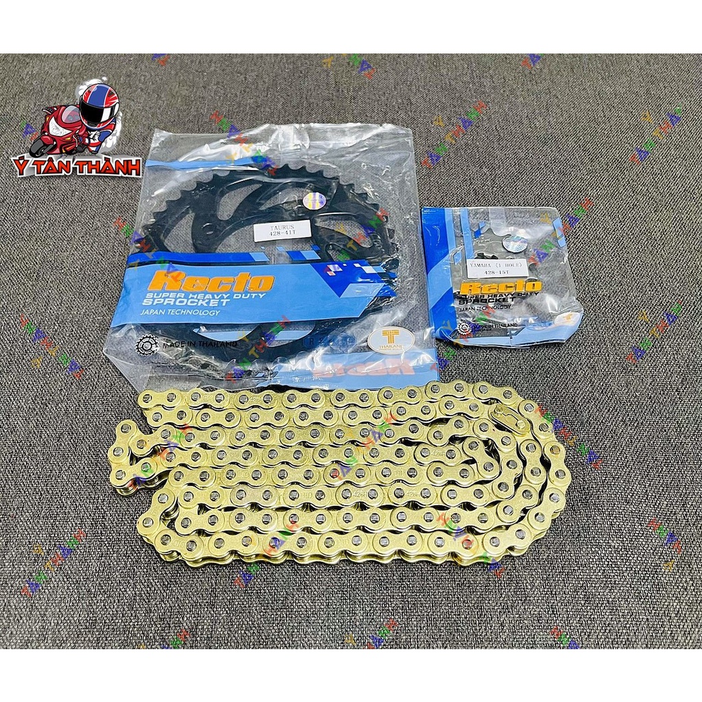 nhông sên đĩa recto xe taurus MS 201