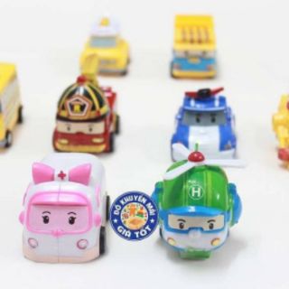 BỘ 8 XE TRỚN ROBOCAR POLI