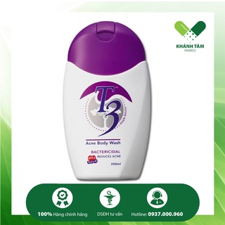 T3 Mycin ( Sữa tắm - gel bôi mụn ) Hàng chính hãng
