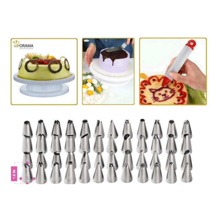 【Giao hàng nhanh】 73PC bộ dụng cụ trang trí bánh,làm bánh ngọt Baking Tools