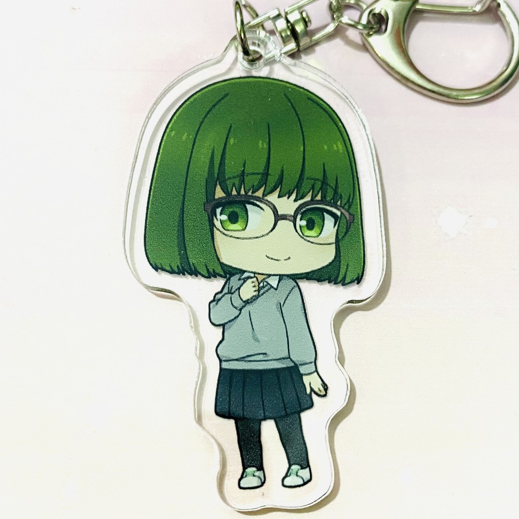 ( Mica trong acrylic ) Móc khóa in hình HORIMIYA ver ĐỒNG PHỤC anime chibi xinh xắn