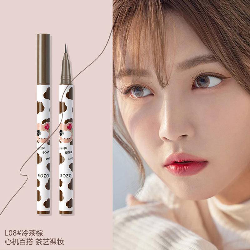 [Hàng mới về] Bút Kẻ Mắt ROZO Brown Dạng Lỏng Mịn Mượt Nhanh Khô Không Thấm Nước