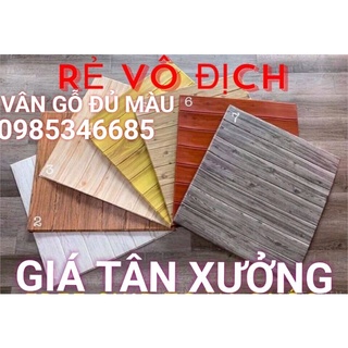Hót !! độ dày 5mm | xốp dán tường vân gỗ| - nội thất chí linh