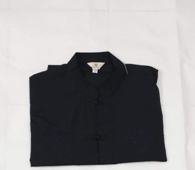 Áo sơ mi cổ tàu dài tay nam trung tuổi | BigBuy360 - bigbuy360.vn