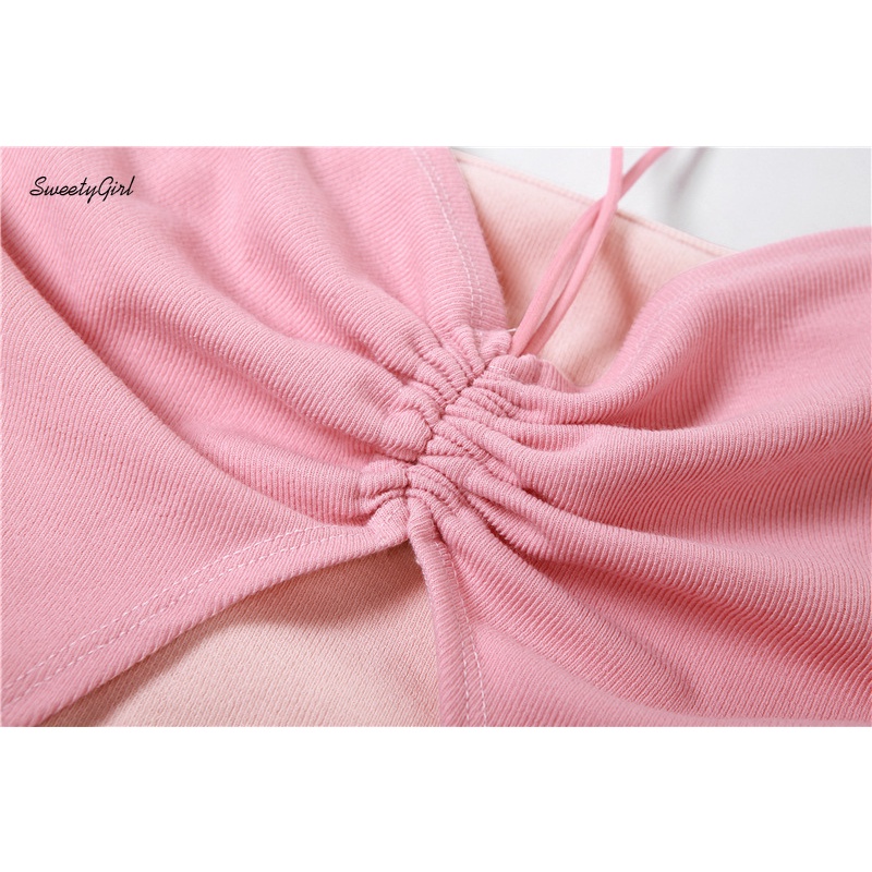 Đầm Mini Hai Dây Sát Nách Màu Trơn Thời Trang Quyến Rũ Cho Nữ 2022